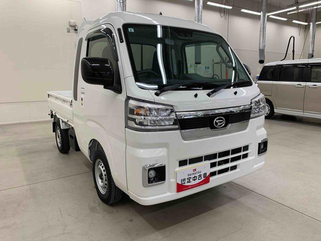 ハイゼットトラック ジャンボエクストラ 4WD 5速MT・LEDヘッドライト・オートライト・オートマチックハイビーム・プッシュスタートボタン・アイドリングストップ・マニュアルエアコン・電動格納式ミラー・スマートアシスト(9枚目)