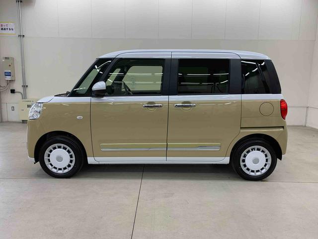 ムーヴキャンバス ストライプスＧ　２ＷＤ　両側電動スライドドア・ＬＥＤヘッドライト・オートライト・オートマチックハイビーム・プッシュスタートボタン・アイドリングストップ・シートヒーター・電動パーキングブレーキ・スマートアシスト（8枚目）