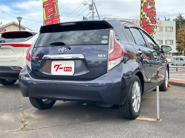 アクア S ドライブレコーダー ETC バックカメラ ナビ TV アルミホイール オートライト スマートキー アイドリングストップ 電動格納ミラー シートヒーター CVT 衝突安全ボディ ABS ESC CD(21枚目)