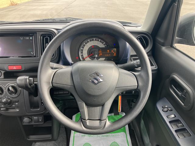 アルト L 社外ディスプレーオーディオ キーレス シートヒーター 電動格納ドアミラー ブレーキサポート アイドリングストップ クリアランスソナー オートライト(15枚目)