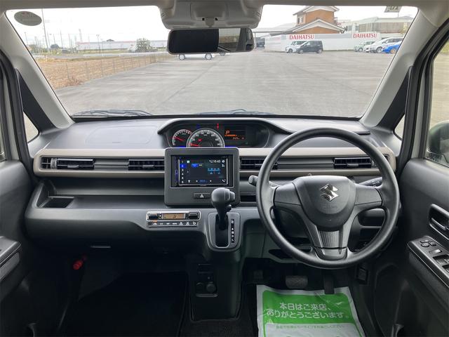 ワゴンR FX 社外ディスプレーオーディオ スマートキー プッシュスタート 電動格納ドアミラー セキュリティーアラーム プライバシーガラス オートライト シートヒーター クリアランスソナー ブレーキサポート(15枚目)