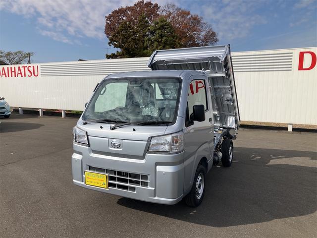 ハイゼットトラック ローダンプ　届出済未使用車　エアコン　パワーステアリング　ＡＭ／ＦＭラジオ　スマートアシスト　ＬＥＤ大型荷台作業灯　スーパーデフロック　電動モーター式ダンプ　コーナーセンサー　電子制御式４ＷＤ　ＣＶＴ（25枚目）
