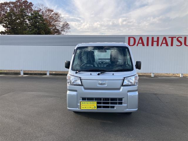ハイゼットトラック スタンダード　農用スペシャルＳＡＩＩＩｔ　届出済未使用車　エアコン　パワーステアリング　ＡＭ／ＦＭラジオ　ＬＥＤ大型荷台作業灯　リア４枚リーフスプリング　スーパーデフロック　スーパーＵＶカットガラス　コーナーセンサー　ＣＶＴ　４ＷＤ（2枚目）