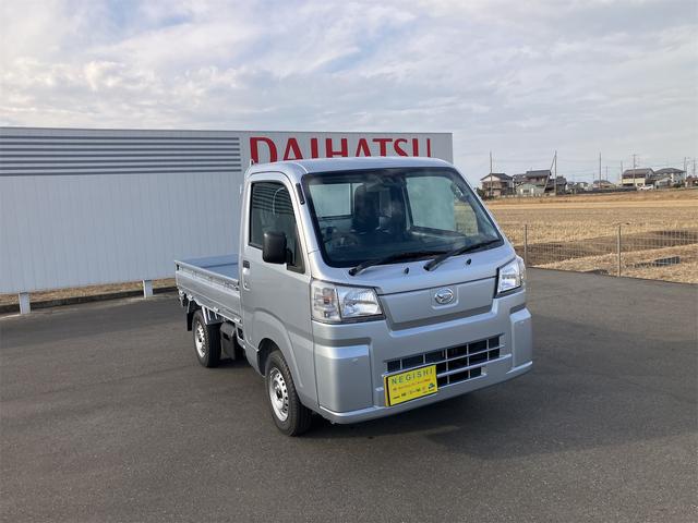 ハイゼットトラック スタンダード　農用スペシャルＳＡＩＩＩｔ　届出済未使用車　エアコン　パワーステアリング　ＡＭ／ＦＭラジオ　ＬＥＤ大型荷台作業灯　リア４枚リーフスプリング　スーパーデフロック　スーパーＵＶカットガラス　コーナーセンサー　ＣＶＴ　４ＷＤ（3枚目）