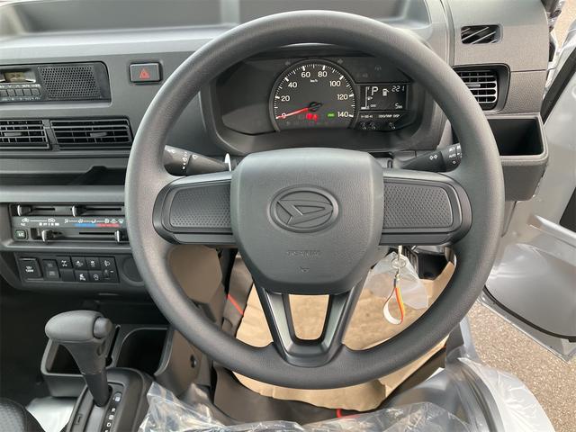 ハイゼットトラック スタンダード　農用スペシャルＳＡＩＩＩｔ　届出済未使用車　エアコン　パワーステアリング　ＡＭ／ＦＭラジオ　ＬＥＤ大型荷台作業灯　リア４枚リーフスプリング　スーパーデフロック　スーパーＵＶカットガラス　コーナーセンサー　ＣＶＴ　４ＷＤ（13枚目）