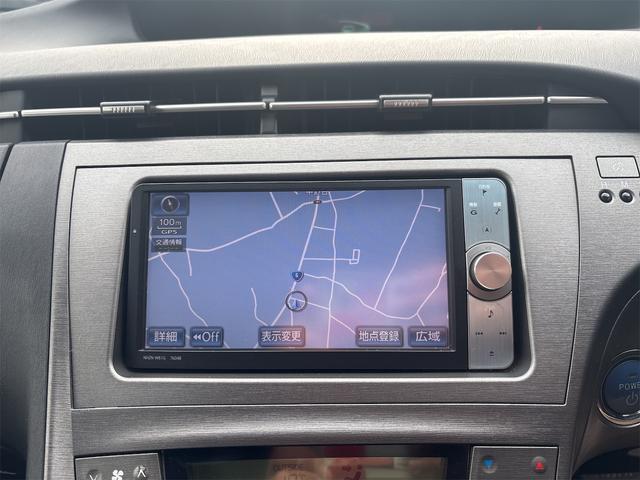 プリウス Ｌ　後期型　スマートキー　純正ＨＤＤナビ　フルセグＴＶ　サイドエアバッグ　カーテンエアバッグ　スペアタイヤ　リアガラスフィルム施工　車検２年付　内外装クリーニング実施済　ドアバイザー　電格ドアミラー（35枚目）