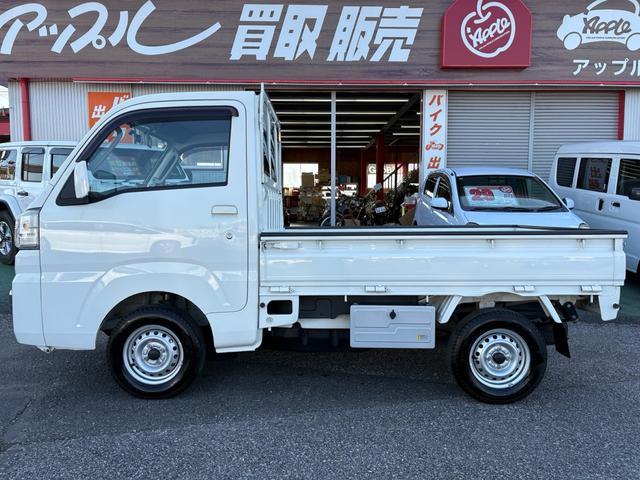 ハイゼットトラック エクストラ ディスプレイモニターナビ ヘッドライトレベライザー エアコン 純正スチールホイール 作業灯(4枚目)