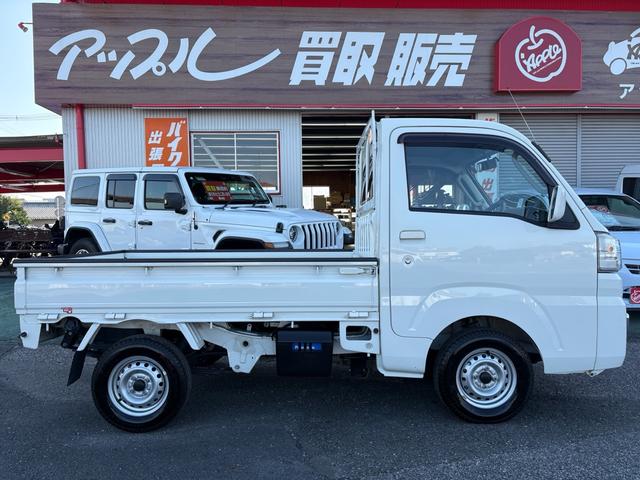 ハイゼットトラック エクストラ ディスプレイモニターナビ ヘッドライトレベライザー エアコン 純正スチールホイール 作業灯(5枚目)