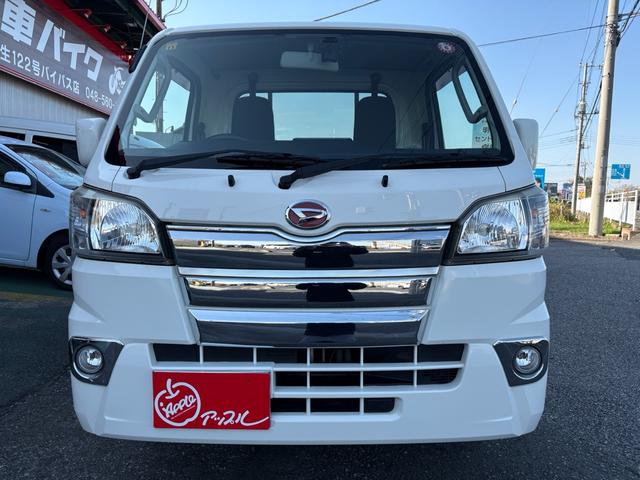 ハイゼットトラック エクストラ ディスプレイモニターナビ ヘッドライトレベライザー エアコン 純正スチールホイール 作業灯(8枚目)