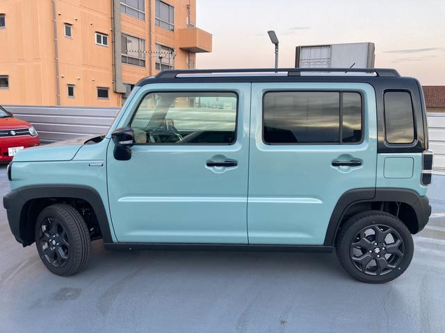 ハスラー タフワイルドターボ　全方位ナビ　元試乗車　冬が始まるよ祭！　歩行者傷害軽減ボディー　運転席・助手席ＳＲＳエアバッグ　ＥＳＰ　４輪ＡＢＳ　リヤドアチャイルドプルーフ　エアコン　パワーステアリング　電波式キーレスエントリー　セキュリティアラームシステム（5枚目）
