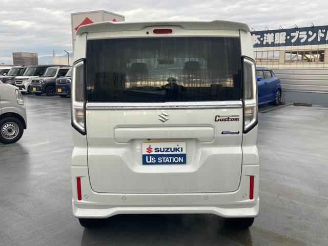 スペーシアカスタム ＨＹＢＲＩＤ　ＸＳターボ　全方位ナビ　２０２６初売り特選！　歩行者傷害軽減ボディー　運転席・助手席ＳＲＳエアバッグ　ＥＳＰ　４輪ＡＢＳ　リヤドアチャイルドプルーフ　エアコン　パワーステアリング　電波式キーレスエントリー　セキュリティアラームシステム　ＤＡＢＳ２（3枚目）