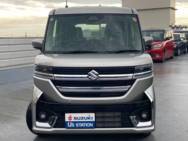 スペーシアカスタム ＨＹＢＲＩＤ　ＸＳ　オーディオレス　２０２６初売り特選！　歩行者傷害軽減ボディー　運転席・助手席ＳＲＳエアバッグ　ＥＳＰ　４輪ＡＢＳ　リヤドアチャイルドプルーフ　エアコン　パワーステアリング　電波式キーレスエントリー　セキュリティアラームシステム　ＤＡＢＳ２（2枚目）