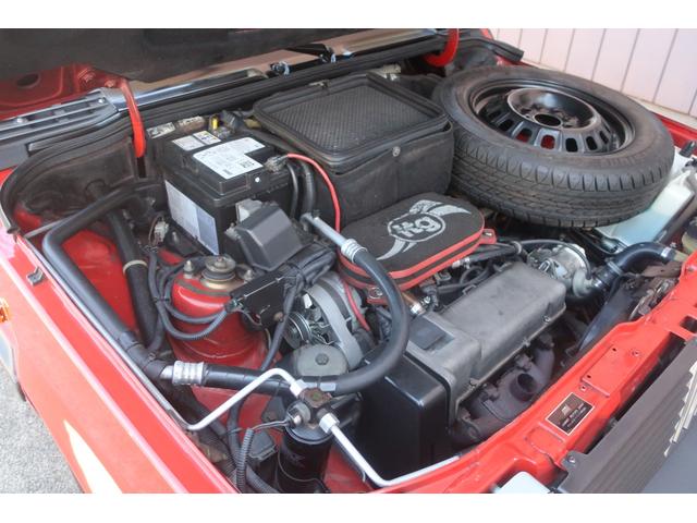 パンダ スーパーi.e. Wサンルーフ 外装レストア済み 5速マニュアル 整備記録簿完備 タイミングベルト交換(83914km)ドライブシャフトブーツ交換(R7/10/7)(41枚目)