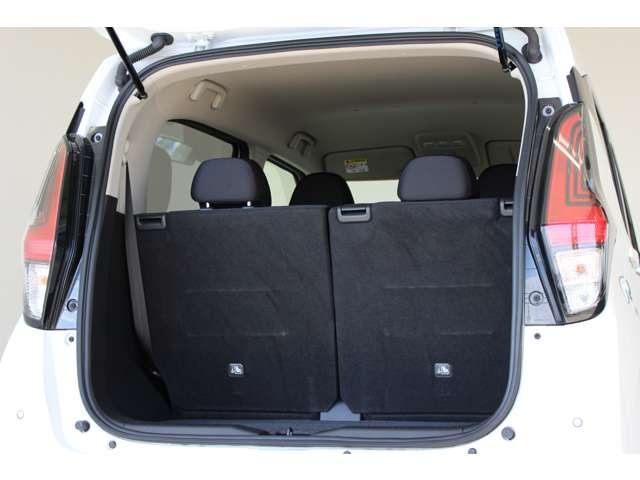 広さと使い勝手が気になるラゲッジスペースはこちら。