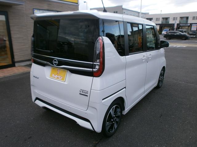 ルークス ハイウェイスター　Ｇターボ　純正ナビ　ＴＶ　アラウンドビューモニター　アイドリングストップ　衝突軽減ブレーキ　横滑り防止　ＳＯＳコール　スマートルームミラー　ＥＴＣ　両側オートスライドドア　ＬＥＤライト　当社試乗車（5枚目）