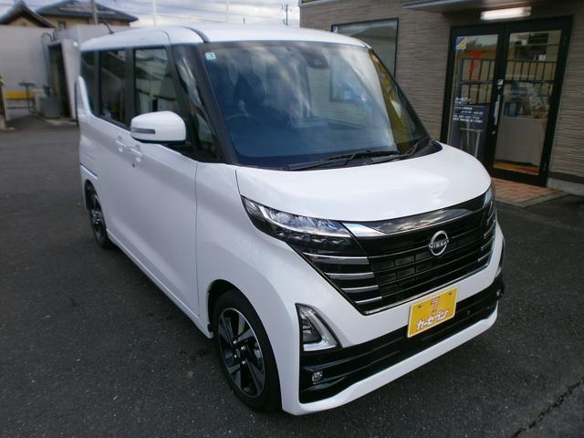 ルークス ハイウェイスター　Ｇターボ　純正ナビ　ＴＶ　アラウンドビューモニター　アイドリングストップ　衝突軽減ブレーキ　横滑り防止　ＳＯＳコール　スマートルームミラー　ＥＴＣ　両側オートスライドドア　ＬＥＤライト　当社試乗車（7枚目）