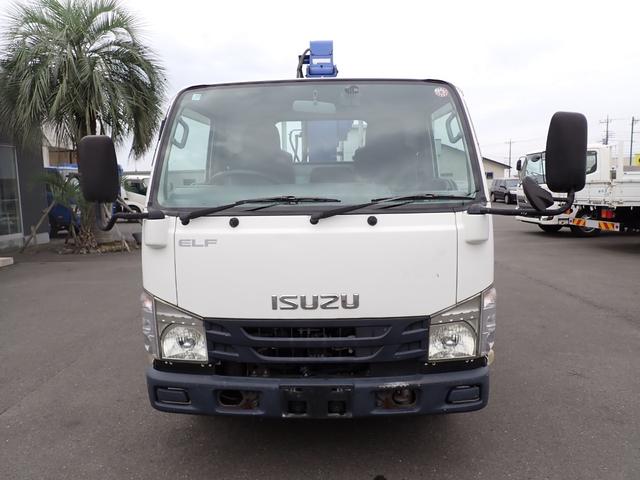 エルフトラック 　☆２４－２４３　３ｔ　標準ロング　３段クレーンフックイン　ラジコン付　スムーサー　タダノ製　ＺＥ２６３ＨＲＥＳ　床２重張　ＥＴＣ　抹消積載３０００ｋｇ　ボディ内寸長３７０幅１８１ｃｍ　２．６３ｔ吊り（2枚目）