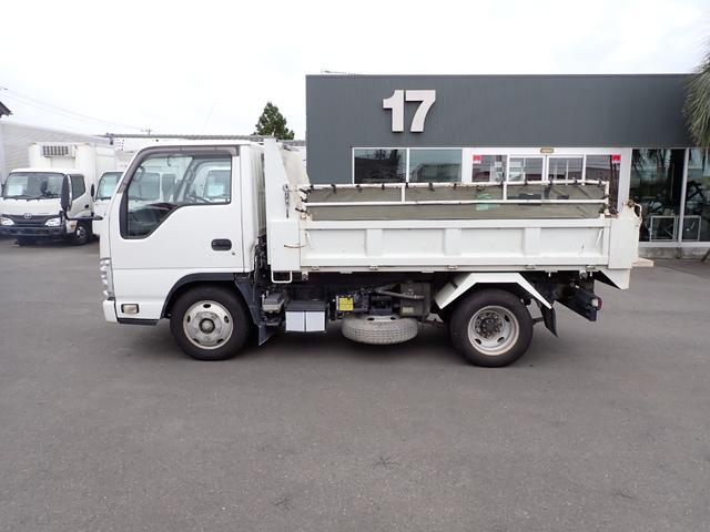 エルフトラック 　☆２５－３９　３ｔ４ナンバー　花見台製　ローダーダンプ　３ペダル　セフティダンプ　重機運搬　アオリ一方開　手動コボレーン　ＥＴＣ　ボディ内寸長３０４幅１６０ｃｍ　抹消積載３０００ｋｇ（8枚目）