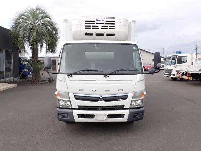キャンター 　☆２５－２７　３ｔ　ワイドロング　低温冷凍車　ＡＴ　－３０度設定　東プレ製　ＸＶ２４Ｌ　リヤ３枚扉　バックカメラ　仕切扉　２エバ　サイドドア　床アルミ縞鋼板　ラッシングレール　抹消前積載２９５０ｋｇ（2枚目）