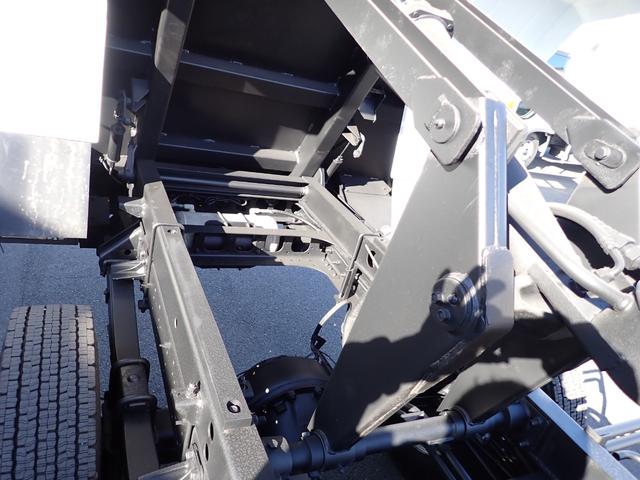 フォワード 25-23 4t ダンプ 極東製 ベッドなし 3ペダル ETC アオリ一方開 手動コボレーン 190PS スタッドレスタイヤ 抹消積載3550kg ボディ内寸長340幅205cm(14枚目)