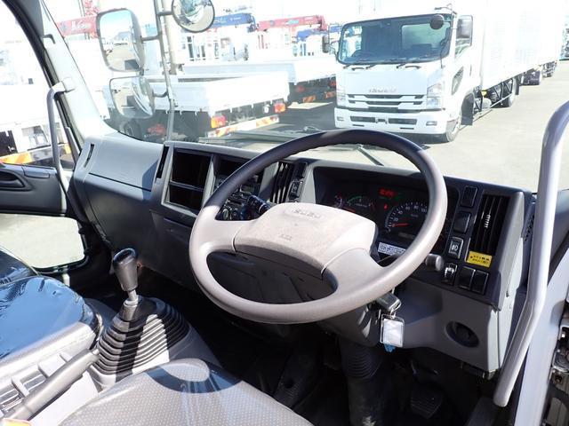 フォワード 25-23 4t ダンプ 極東製 ベッドなし 3ペダル ETC アオリ一方開 手動コボレーン 190PS スタッドレスタイヤ 抹消積載3550kg ボディ内寸長340幅205cm(36枚目)