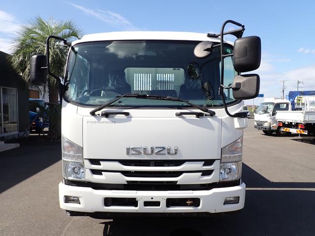 フォワード 25-23 4t ダンプ 極東製 ベッドなし 3ペダル ETC アオリ一方開 手動コボレーン 190PS スタッドレスタイヤ 抹消積載3550kg ボディ内寸長340幅205cm(44枚目)