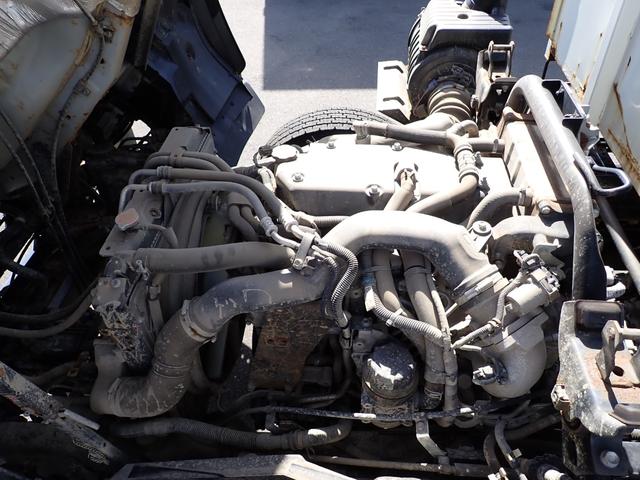 フォワード 25-23 4t ダンプ 極東製 ベッドなし 3ペダル ETC アオリ一方開 手動コボレーン 190PS スタッドレスタイヤ 抹消積載3550kg ボディ内寸長340幅205cm(48枚目)