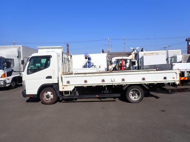 キャンター 24-165 2t ワイドロング 平ボディ AT車 ETC Bカメラ 床鉄板張 床フック4対 ロープ通し穴6対 抹消積載2000kg 5t限定準中型免許 総重量5t 全低床(8枚目)