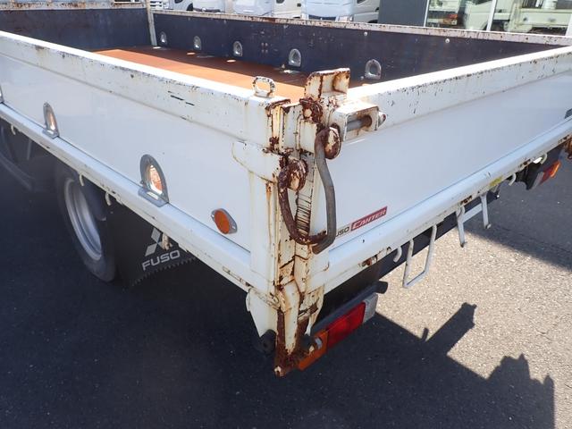 キャンター 24-165 2t ワイドロング 平ボディ AT車 ETC Bカメラ 床鉄板張 床フック4対 ロープ通し穴6対 抹消積載2000kg 5t限定準中型免許 総重量5t 全低床(14枚目)