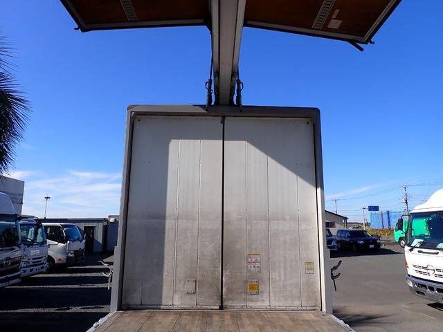 フォワード ☆25-43 4tワイド フルハーフ製アルミウィング 格納式パワーゲート 新明和製 リモコン付 210馬力 3ペダル ベッド付 ラッシングレール2段 床引出フック5対 ETC バックカメラ(36枚目)