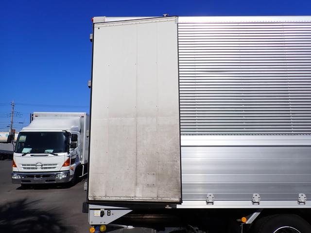 フォワード ☆25-43 4tワイド フルハーフ製アルミウィング 格納式パワーゲート 新明和製 リモコン付 210馬力 3ペダル ベッド付 ラッシングレール2段 床引出フック5対 ETC バックカメラ(39枚目)