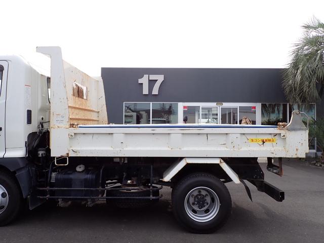 ヒノレンジャー ☆25-62 4t ダンプ 新明和製 ベッドなし 3ペダル ETC アオリ一方開 手動コボレーン DR4 スタッドレスタイヤ 抹消積載3550kg ボディ内寸長340幅206cm(21枚目)