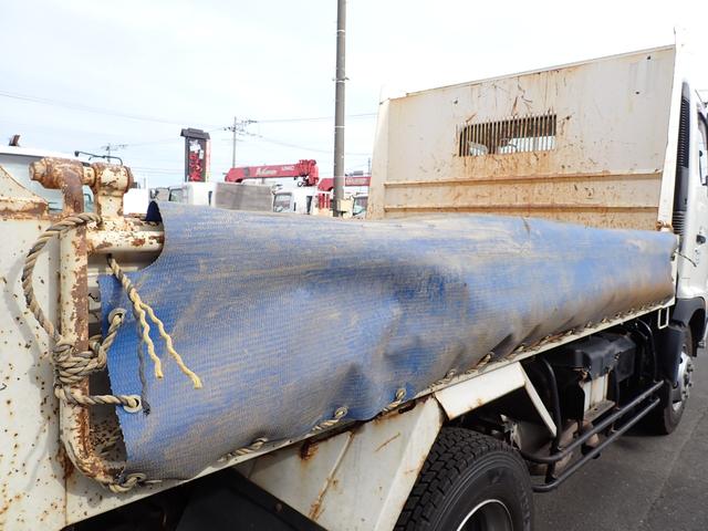 ヒノレンジャー ☆25-62 4t ダンプ 新明和製 ベッドなし 3ペダル ETC アオリ一方開 手動コボレーン DR4 スタッドレスタイヤ 抹消積載3550kg ボディ内寸長340幅206cm(27枚目)