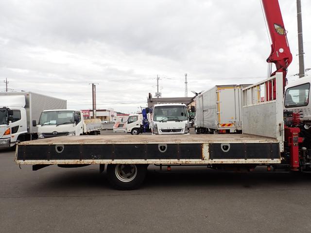 フォワード ☆24-272 4t 4段クレーンフックイン ラジコン付 ユニック製 URG344 ETC 3ペダル ロープ通し穴3対 床フック4対 ベッドなし 抹消積載2500kg スタッドレスタイヤ 540ボディ(32枚目)