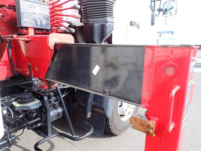 ヒノレンジャー 　☆２５－１６　４ｔ　４段クレーンフックイン　ラジコン付　４段ラジコン　ユニック製　ＵＲＧ３４４　ＥＴＣ　３ペダル　ロープ通し穴３対　ベッドなし　抹消積載２４５０ｋｇ　スタッドレスタイヤ（17枚目）