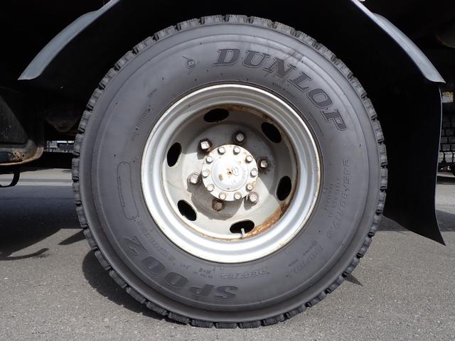 ヒノレンジャー 　☆２５－１６　４ｔ　４段クレーンフックイン　ラジコン付　４段ラジコン　ユニック製　ＵＲＧ３４４　ＥＴＣ　３ペダル　ロープ通し穴３対　ベッドなし　抹消積載２４５０ｋｇ　スタッドレスタイヤ（37枚目）