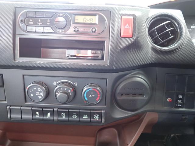 ヒノレンジャー 　☆２５－１６　４ｔ　４段クレーンフックイン　ラジコン付　４段ラジコン　ユニック製　ＵＲＧ３４４　ＥＴＣ　３ペダル　ロープ通し穴３対　ベッドなし　抹消積載２４５０ｋｇ　スタッドレスタイヤ（42枚目）