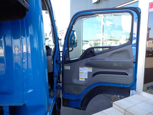 キャンター 　☆２５－７６　２ｔ　アームロール　新明和製　ＣＣＡ２２　コンテナ専用車　２本ホイスト　１３０馬力　箱なし　３ペダル　車両総重量５ｔ未満　５ｔ限定準中型免許　積載量２０００ｋｇ　フックロール（32枚目）