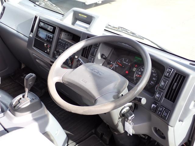 エルフトラック 　☆２４－２３１　３ｔ　ワイドロング　中温冷凍車　ＡＴ　スムーサー　－５度設定　東プレ製　ＸＶ３２ＨＯＣ　床ステンレス張　リヤ３枚扉　温設定　バックカメラ　抹消前積載２９５０ｋｇ　スタッドレスタイヤ（54枚目）