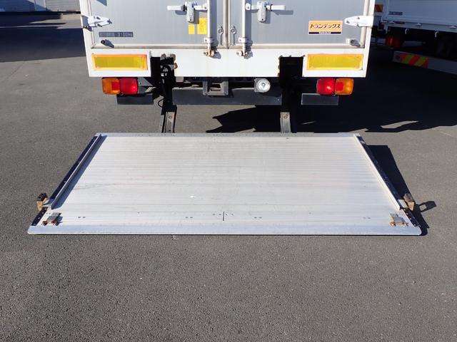 ヒノレンジャー 　☆２５－３７　４ｔ　ワイド　トランテックス製　アルミウィング　跳上式パワーゲート　新明和　観音扉　３ペダル　ベッド付　ラッシングレール２段　床引出フック５対　ＥＴＣ　バックカメラ　抹消積載２７００ｋｇ（13枚目）