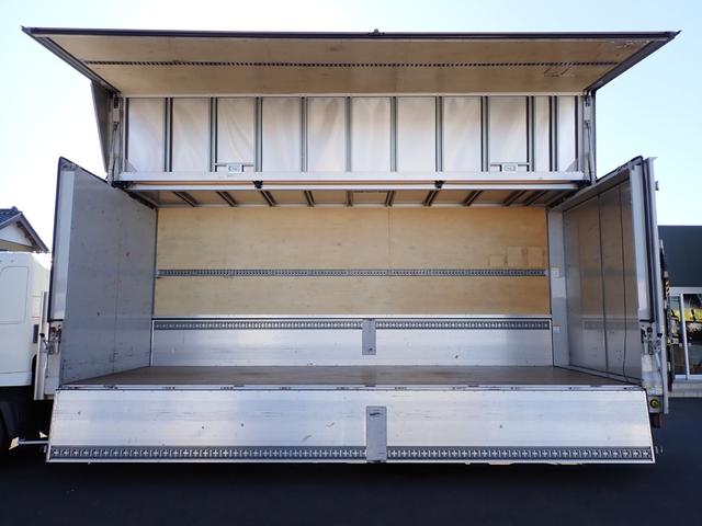 ヒノレンジャー 　☆２５－３７　４ｔ　ワイド　トランテックス製　アルミウィング　跳上式パワーゲート　新明和　観音扉　３ペダル　ベッド付　ラッシングレール２段　床引出フック５対　ＥＴＣ　バックカメラ　抹消積載２７００ｋｇ（25枚目）