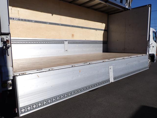 ヒノレンジャー 　☆２５－３７　４ｔ　ワイド　トランテックス製　アルミウィング　跳上式パワーゲート　新明和　観音扉　３ペダル　ベッド付　ラッシングレール２段　床引出フック５対　ＥＴＣ　バックカメラ　抹消積載２７００ｋｇ（29枚目）