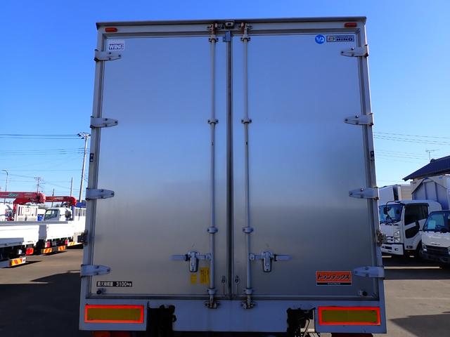 ヒノレンジャー 　☆２５－３７　４ｔ　ワイド　トランテックス製　アルミウィング　跳上式パワーゲート　新明和　観音扉　３ペダル　ベッド付　ラッシングレール２段　床引出フック５対　ＥＴＣ　バックカメラ　抹消積載２７００ｋｇ（36枚目）