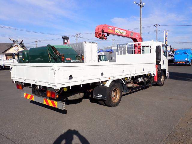 フォワード 　２５－３６　４ｔ　４段クレーンフックイン　ラジコン付　４段ラジコン　ユニック製　ＵＲＵ３４４　ＥＴＣ　３ペダル　縦根太・横根太・一部鉄骨交換　床鉄板張　ロープ通し穴５対　ベッドなし　２１０馬力（5枚目）