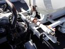 　☆２５－１９　４ｔ　ワイド　散水車　サカイ製　ＳＴ４ＭＢ－１　３ペダル　許容量４０００Ｌ　抹消積載４０００ｋｇ　装備品現状のみ　ＥＴＣ（20枚目）