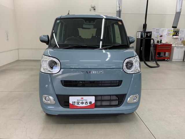 ムーヴキャンバス セオリーＧ　２ＷＤ　両側電動スライドドア・ＬＥＤヘッドライト・オートライト・オートマチックハイビーム・プッシュスタートボタン・アイドリングストップ・シートヒーター・スマートアシスト・電動格納式ドアミラー（5枚目）