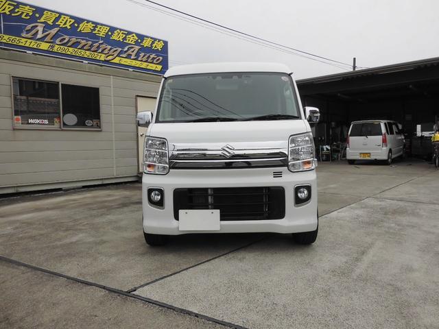 エブリイワゴン PZターボスペシャル HIDライト フォグランプ ローダウン 15インチアルミ メッキミラーカバー ルーフスポイラー 両側パワースライドドア 8インチナビ地デジバックカメラ ETC ドライブレコーダー 黒革調シートカバー(2枚目)