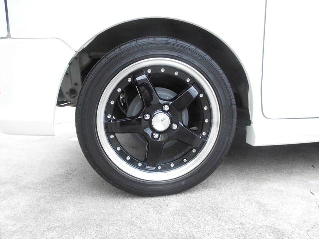 エブリイワゴン PZターボスペシャル HIDライト フォグランプ ローダウン 15インチアルミ メッキミラーカバー ルーフスポイラー 両側パワースライドドア 8インチナビ地デジバックカメラ ETC ドライブレコーダー 黒革調シートカバー(13枚目)