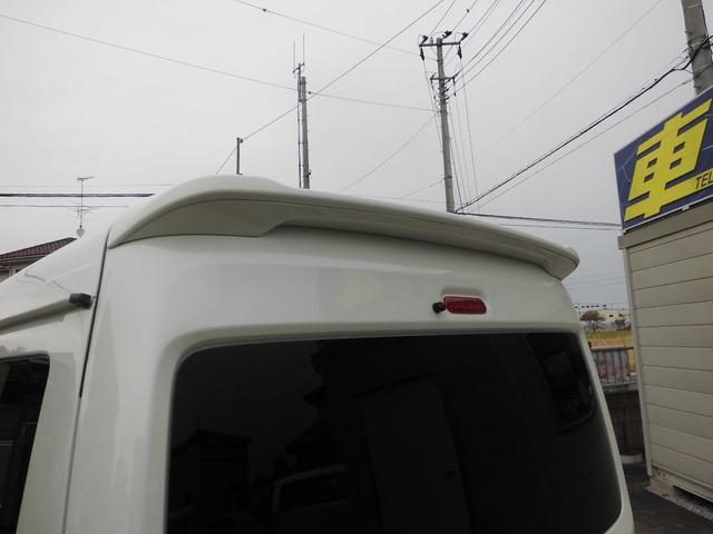エブリイワゴン PZターボスペシャル HIDライト フォグランプ ローダウン 15インチアルミ メッキミラーカバー ルーフスポイラー 両側パワースライドドア 8インチナビ地デジバックカメラ ETC ドライブレコーダー 黒革調シートカバー(17枚目)