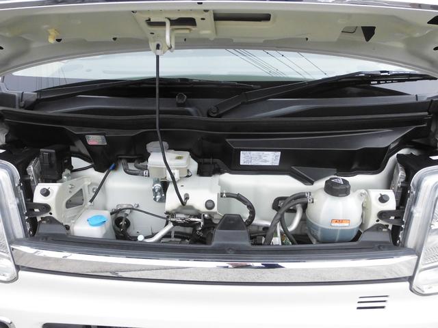 エブリイワゴン PZターボスペシャル HIDライト フォグランプ ローダウン 15インチアルミ メッキミラーカバー ルーフスポイラー 両側パワースライドドア 8インチナビ地デジバックカメラ ETC ドライブレコーダー 黒革調シートカバー(18枚目)